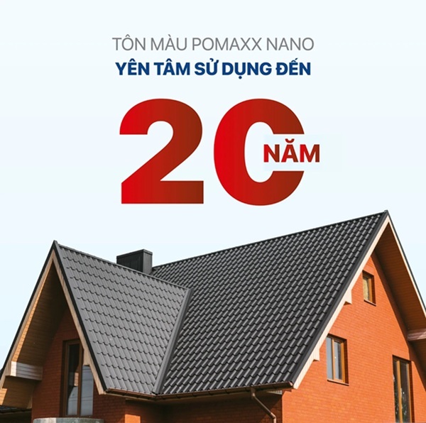 Đón đầu xu hướng 2025 với Tôn Pomaxx - Màu sắc thời thượng cho công trình bền vững