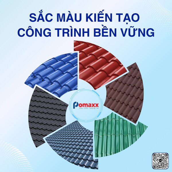 Tôn Pomaxx - Sắc Màu Kiến Tạo Công Trình Bền Vững