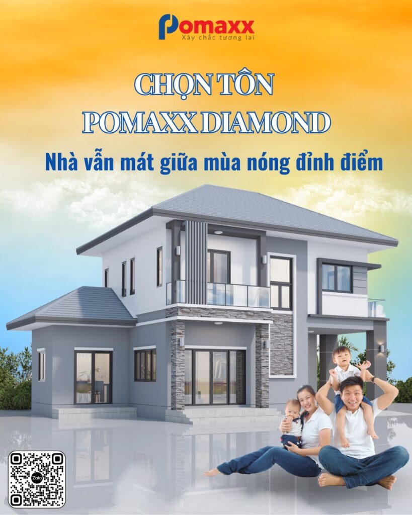 Đặc tính vượt trội Tôn Lợp mái Pomaxx Diamond