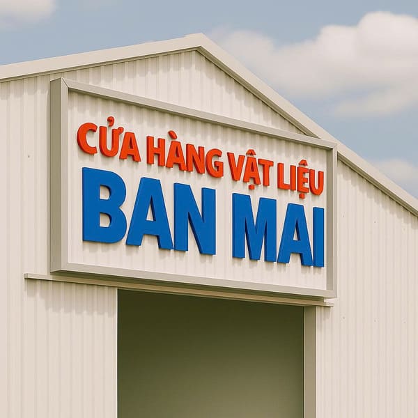 Bảng hiệu tôn Pomaxx thể hiện trực quan “tinh thần” của thương hiệu